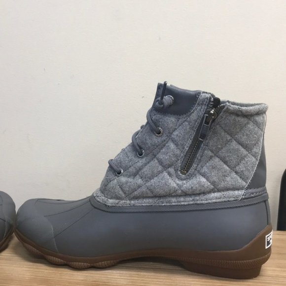 Sperry Syren Gulf Waterpr. Wool Quilt Lace Up Boot - Picture 5 of 8